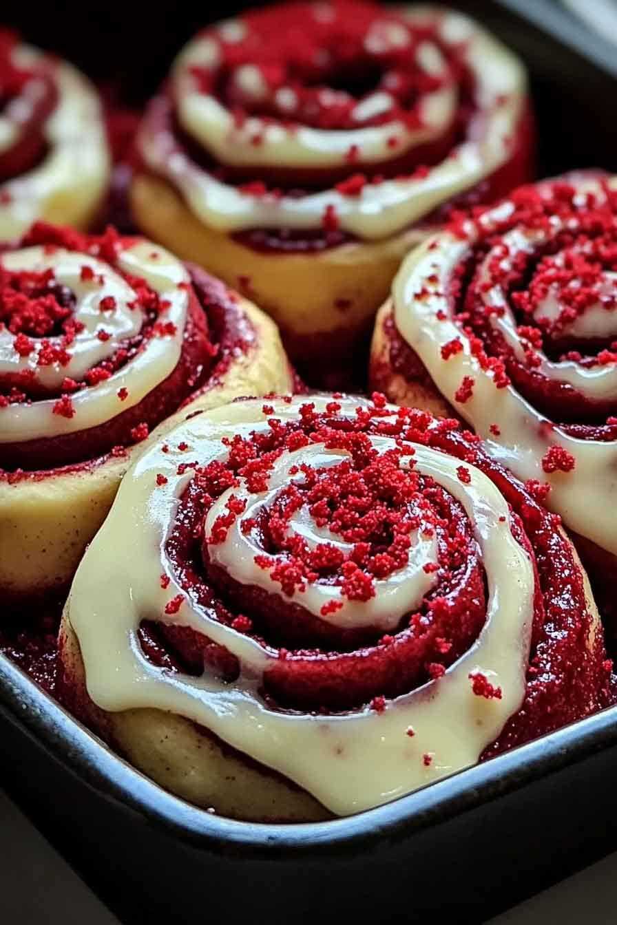 Red Velvet Cinnamon Roll